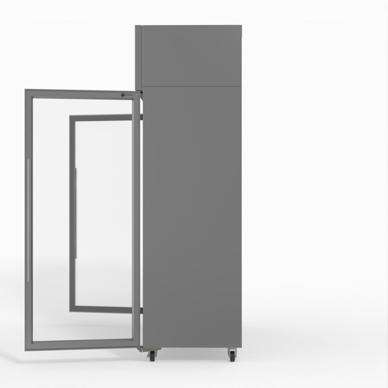 Skope SKFT1300N-A 2 Glass Door Upright Display or Storage Freezer