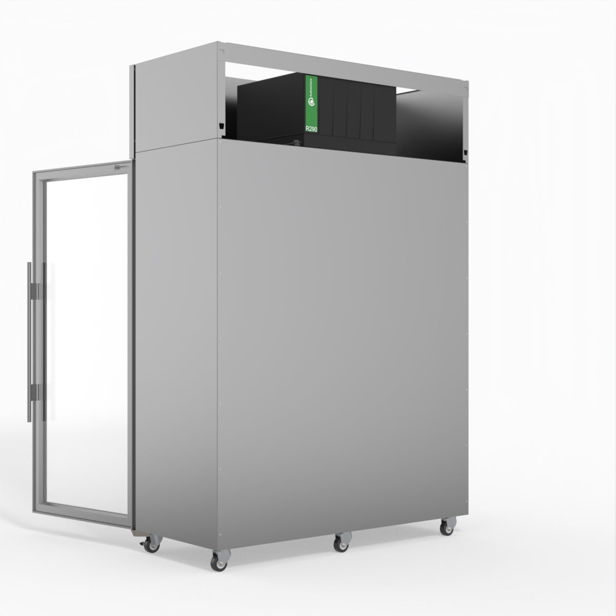 Skope SKFT1300N-A 2 Glass Door Upright Display or Storage Freezer