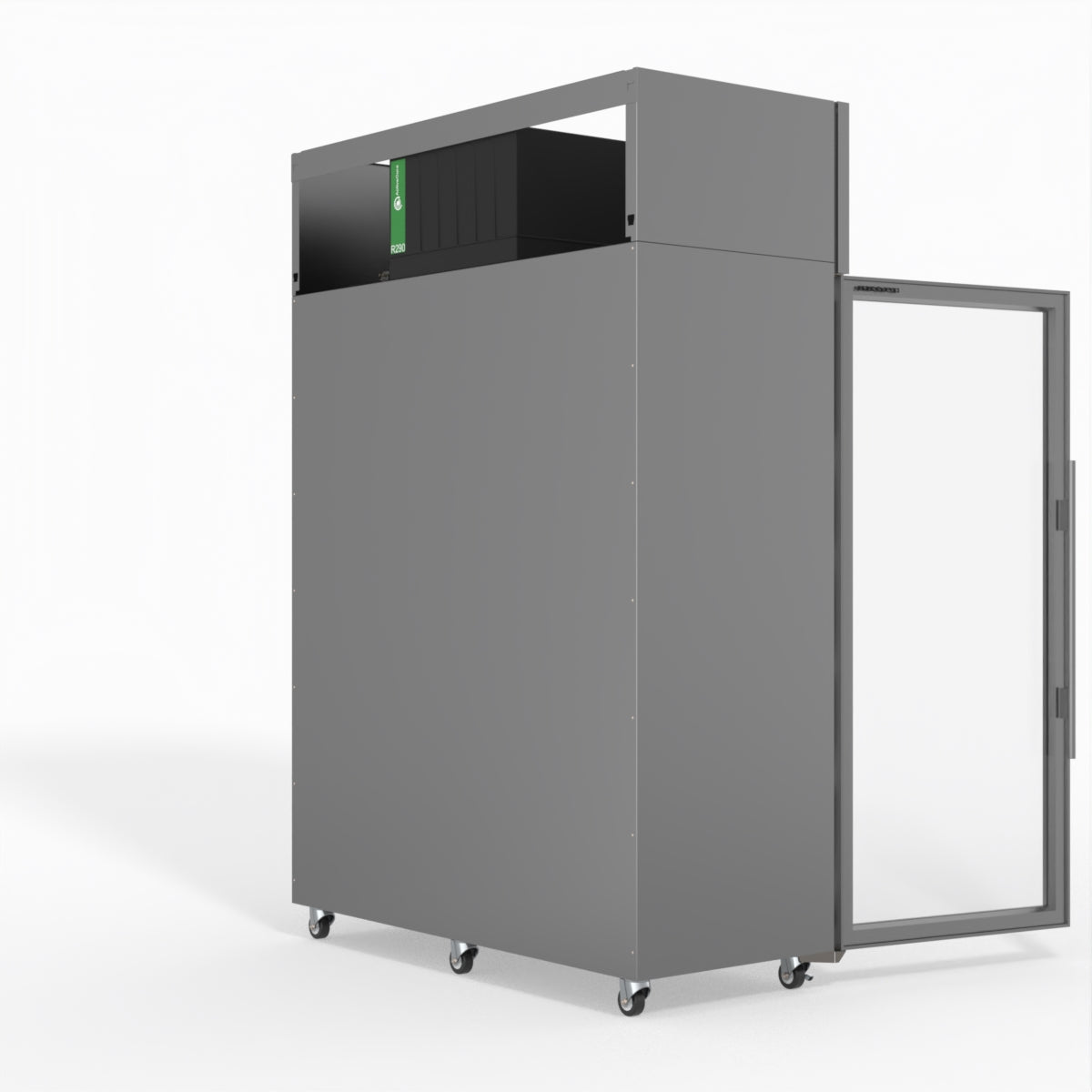 Skope SKFT1300N-A 2 Glass Door Upright Display or Storage Freezer