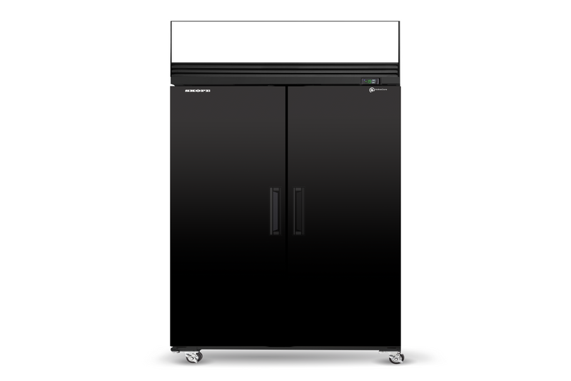 Skope SKFT1300NS-AC 2 Solid Door Upright Display or Storage Freezer - SKFT1300NS-AC