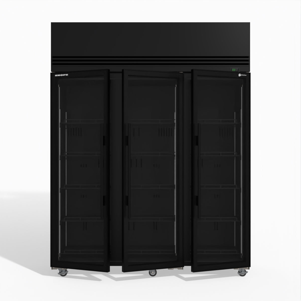 Skope TMF1500N-A 3 Glass Door Display or Storage Freezer