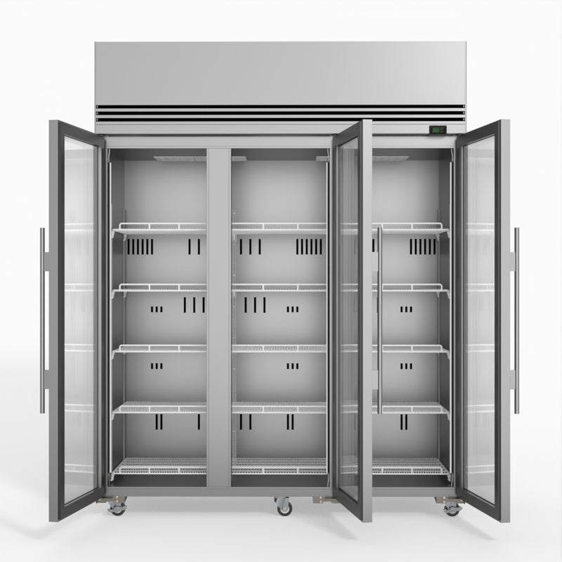 Skope TMF1500N-A 3 Glass Door Display or Storage Freezer