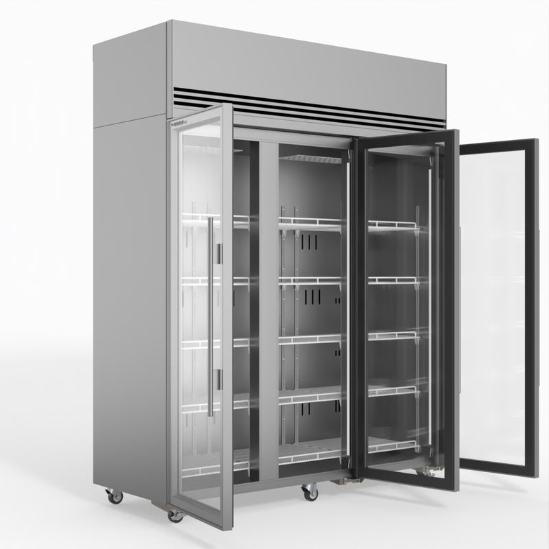 Skope TMF1500N-A 3 Glass Door Display or Storage Freezer