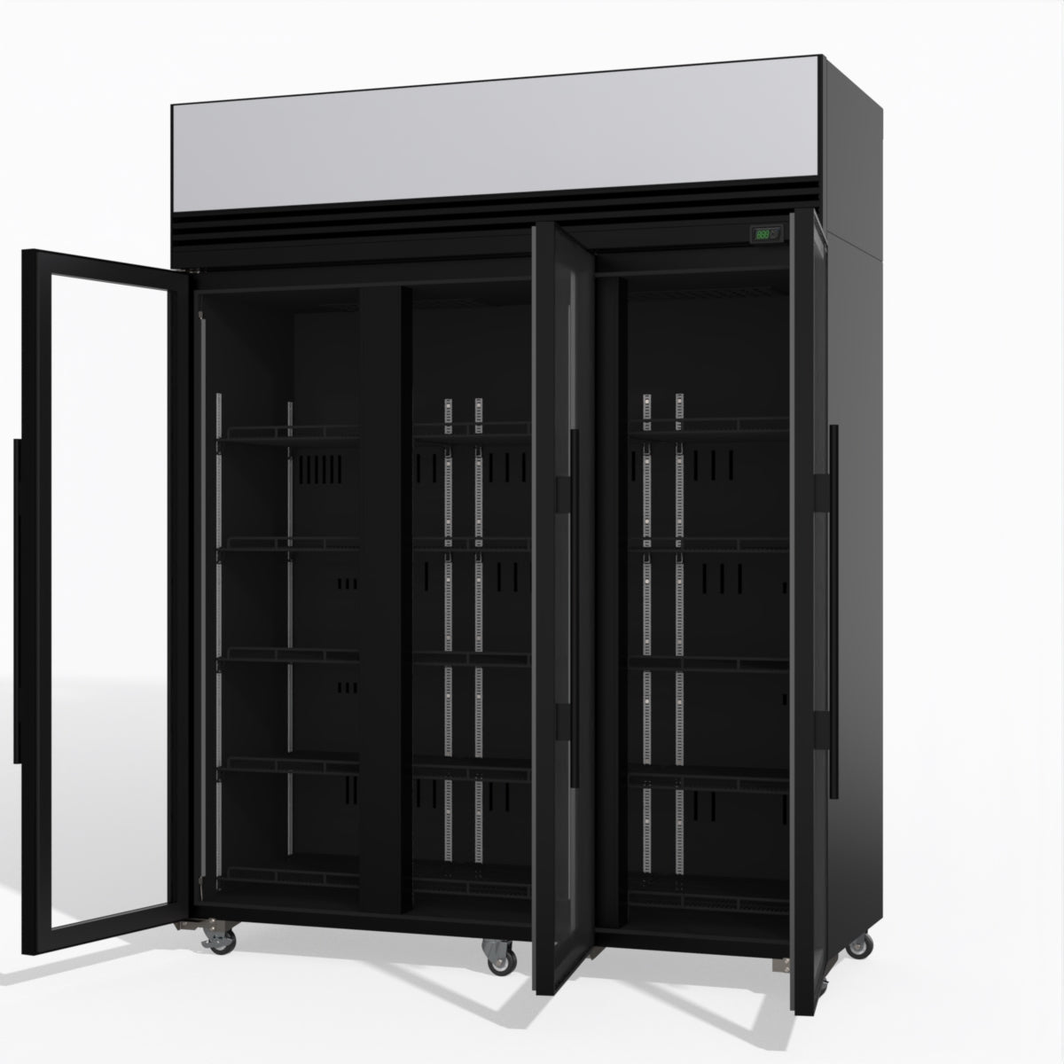 Skope TMF1500N-AC 3 Glass Door Display or Storage Freezer Lit Sign