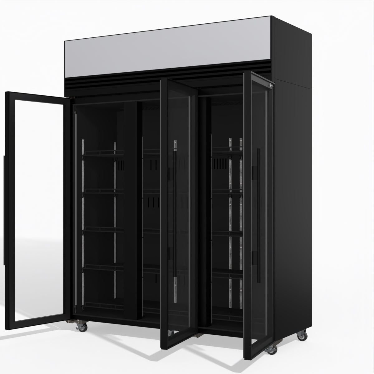 Skope TMF1500N-AC 3 Glass Door Display or Storage Freezer Lit Sign