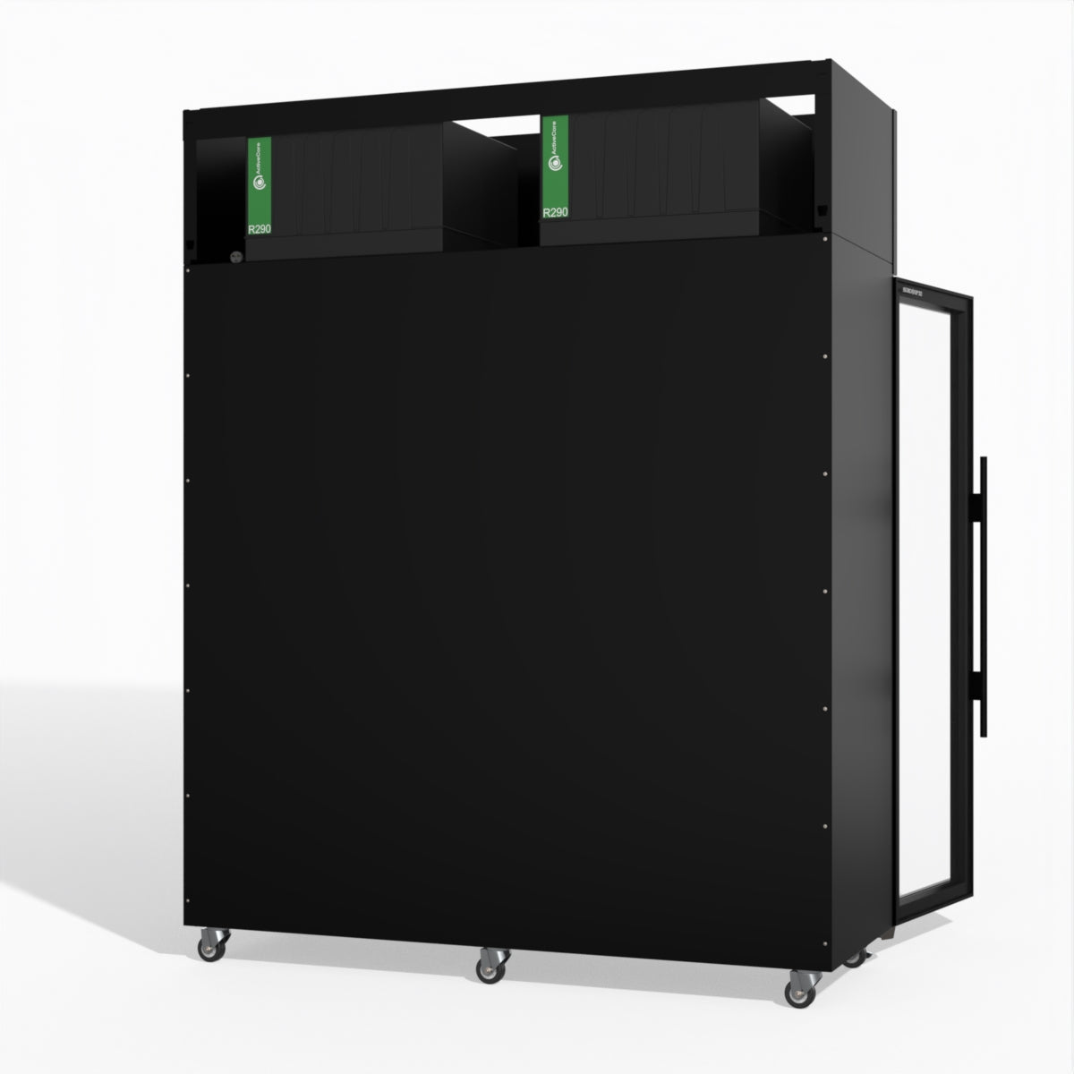 Skope TMF1500N-AC 3 Glass Door Display or Storage Freezer Lit Sign