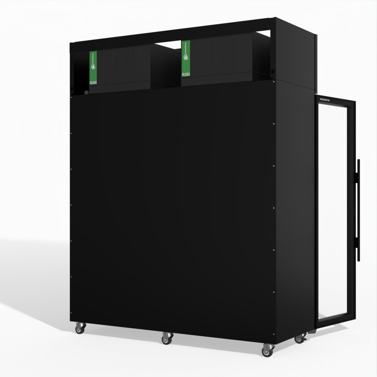 Skope TMF1500N-AC 3 Glass Door Display or Storage Freezer Lit Sign