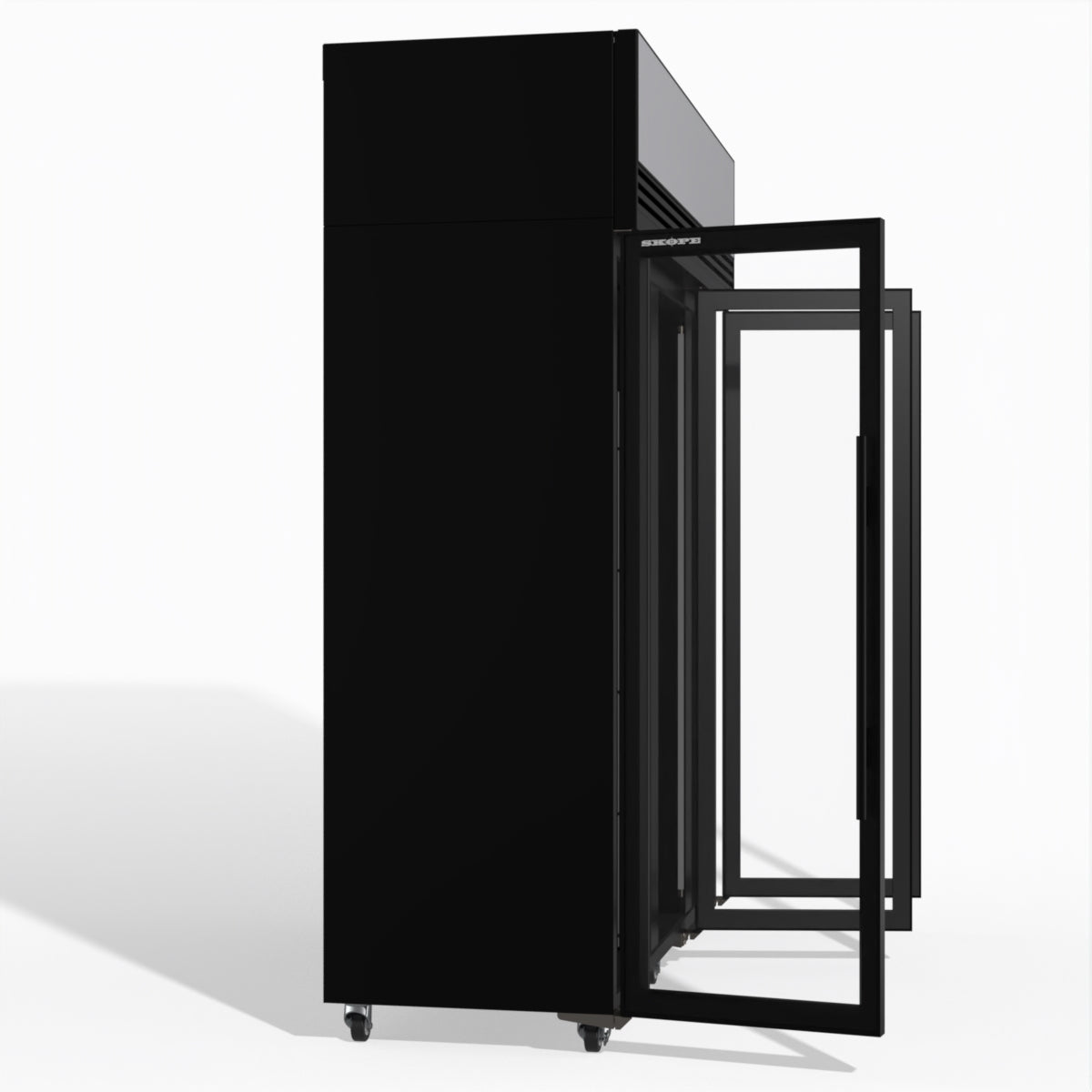 Skope TMF1500N-AC 3 Glass Door Display or Storage Freezer Lit Sign