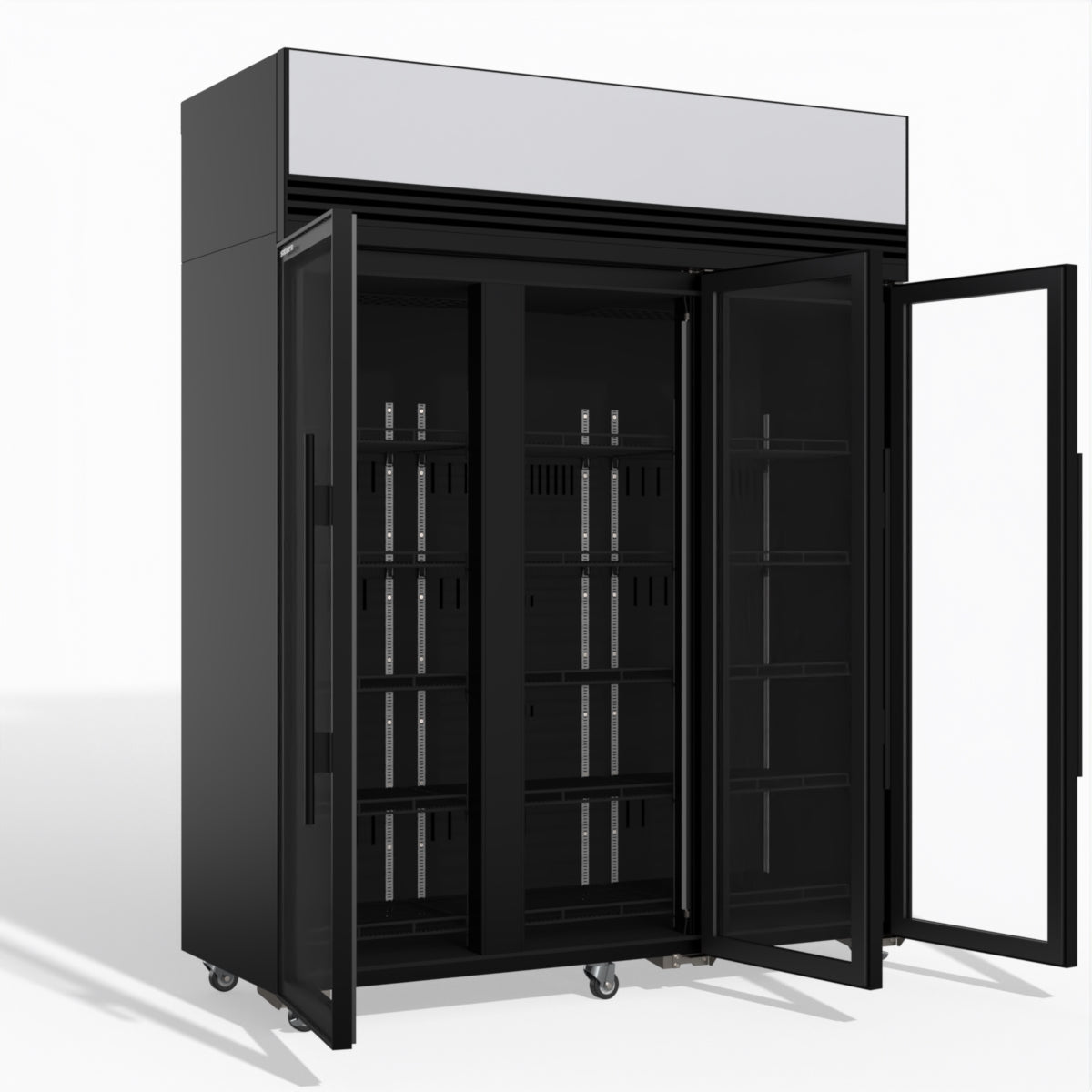 Skope TMF1500N-AC 3 Glass Door Display or Storage Freezer Lit Sign