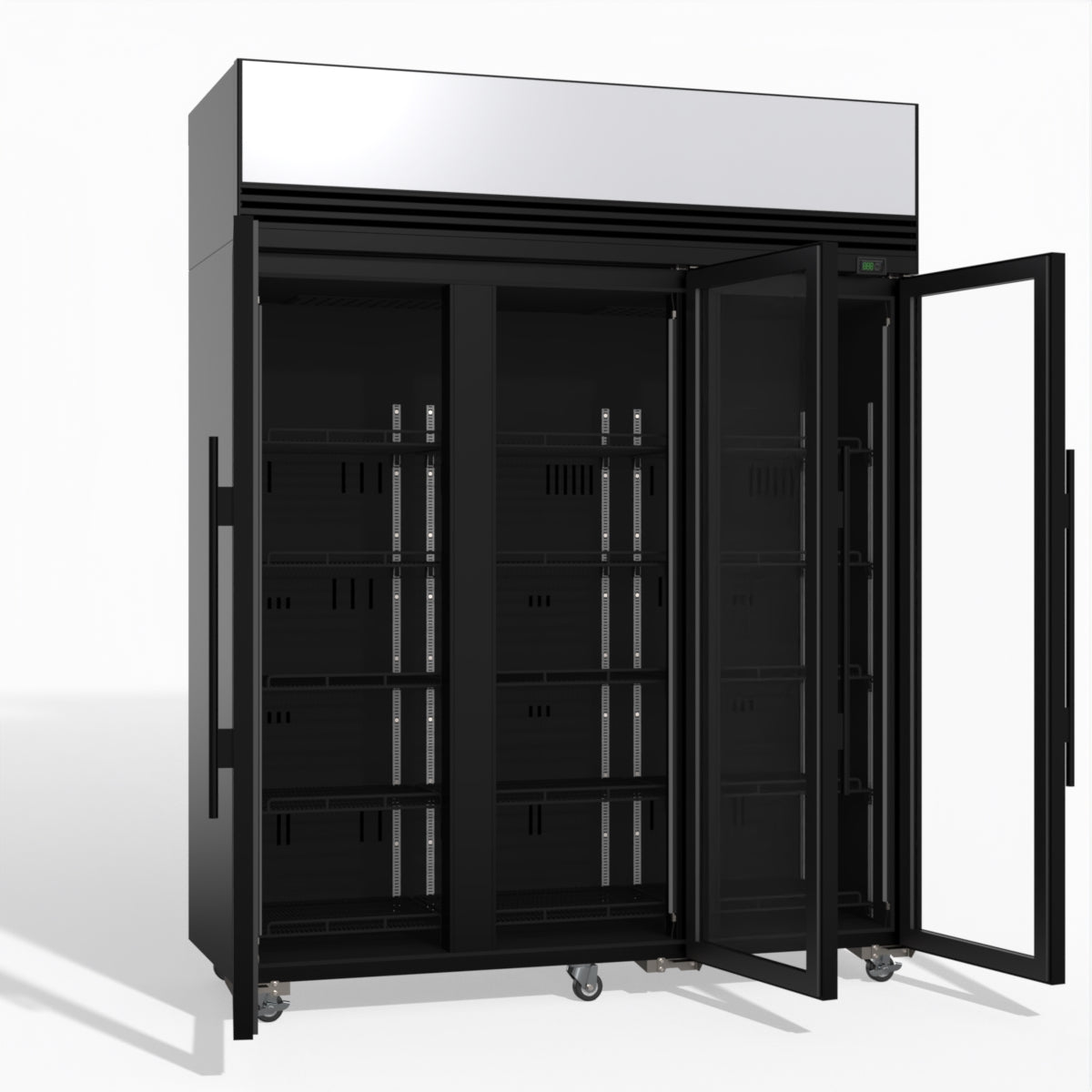 Skope TMF1500N-AC 3 Glass Door Display or Storage Freezer Lit Sign