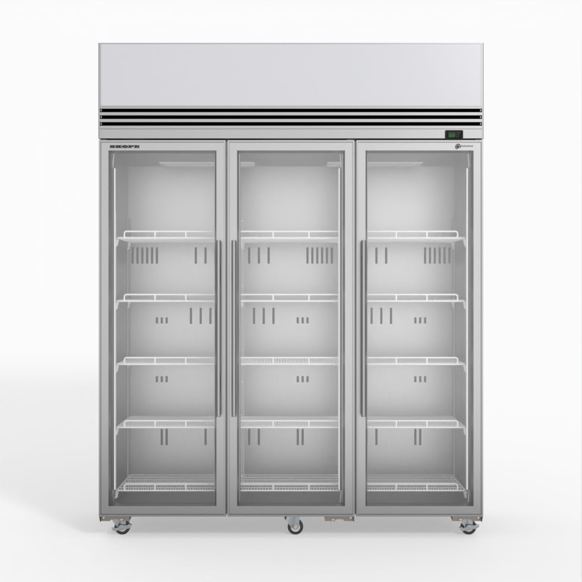 Skope TMF1500N-AC 3 Glass Door Display or Storage Freezer Lit Sign