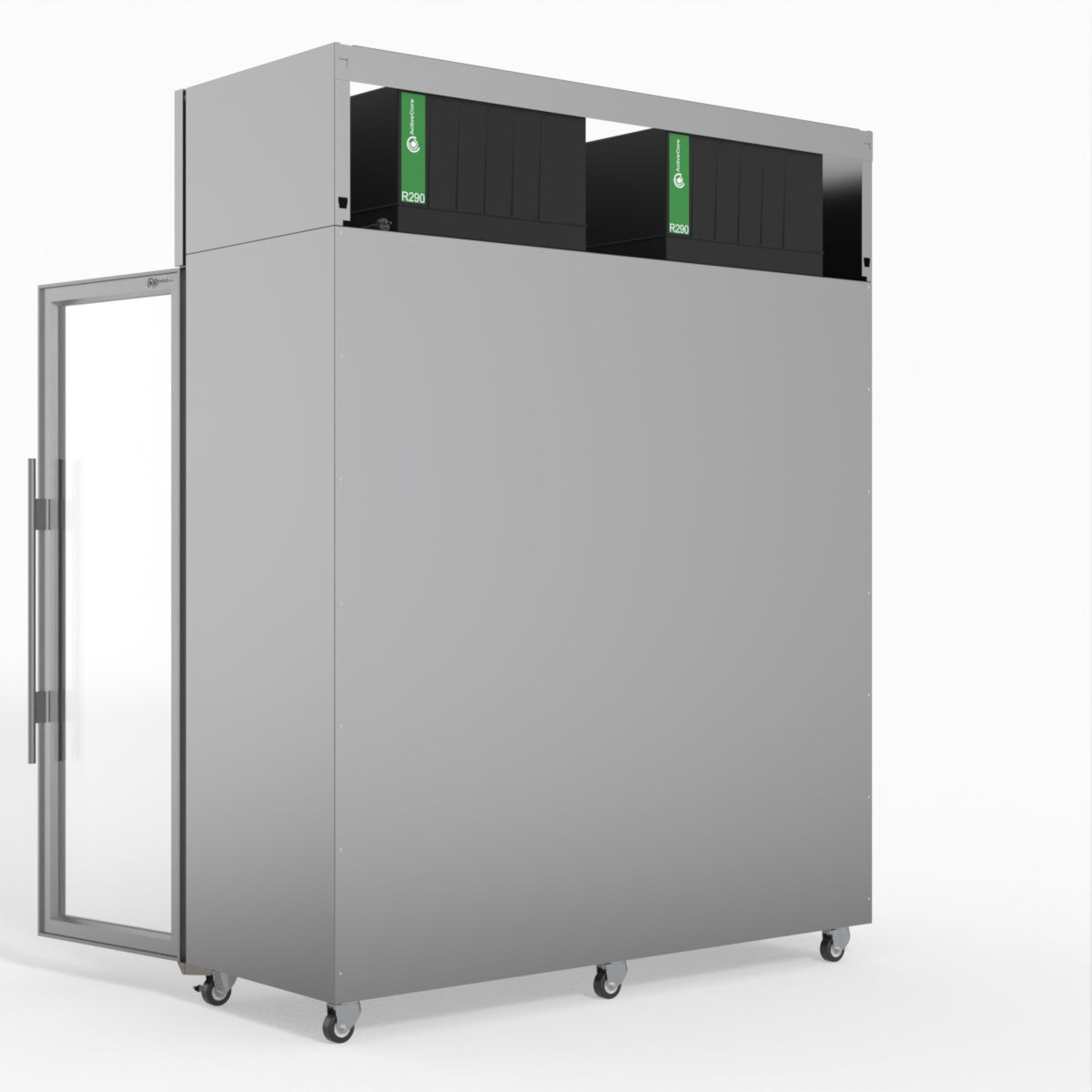 Skope TMF1500N-AC 3 Glass Door Display or Storage Freezer Lit Sign