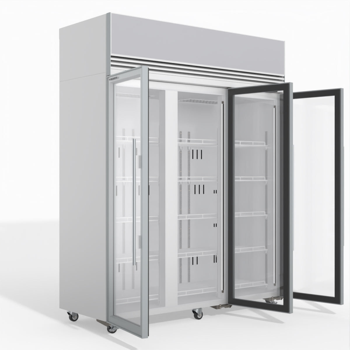 Skope TMF1500N-AC 3 Glass Door Display or Storage Freezer Lit Sign