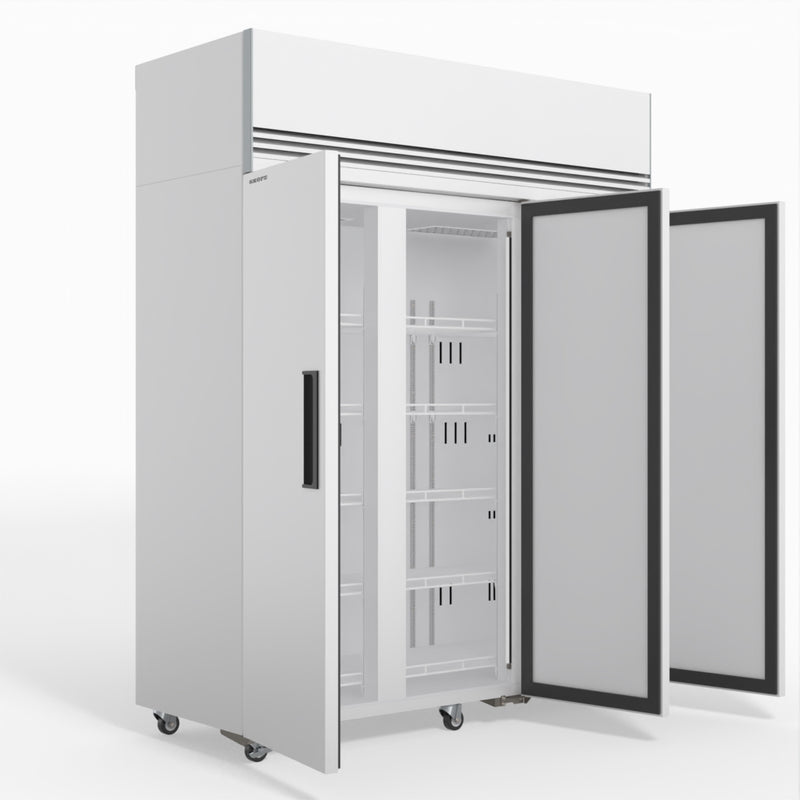 Skope SKFT1500NS-A 3 Solid Door Upright Display or Storage Freezer