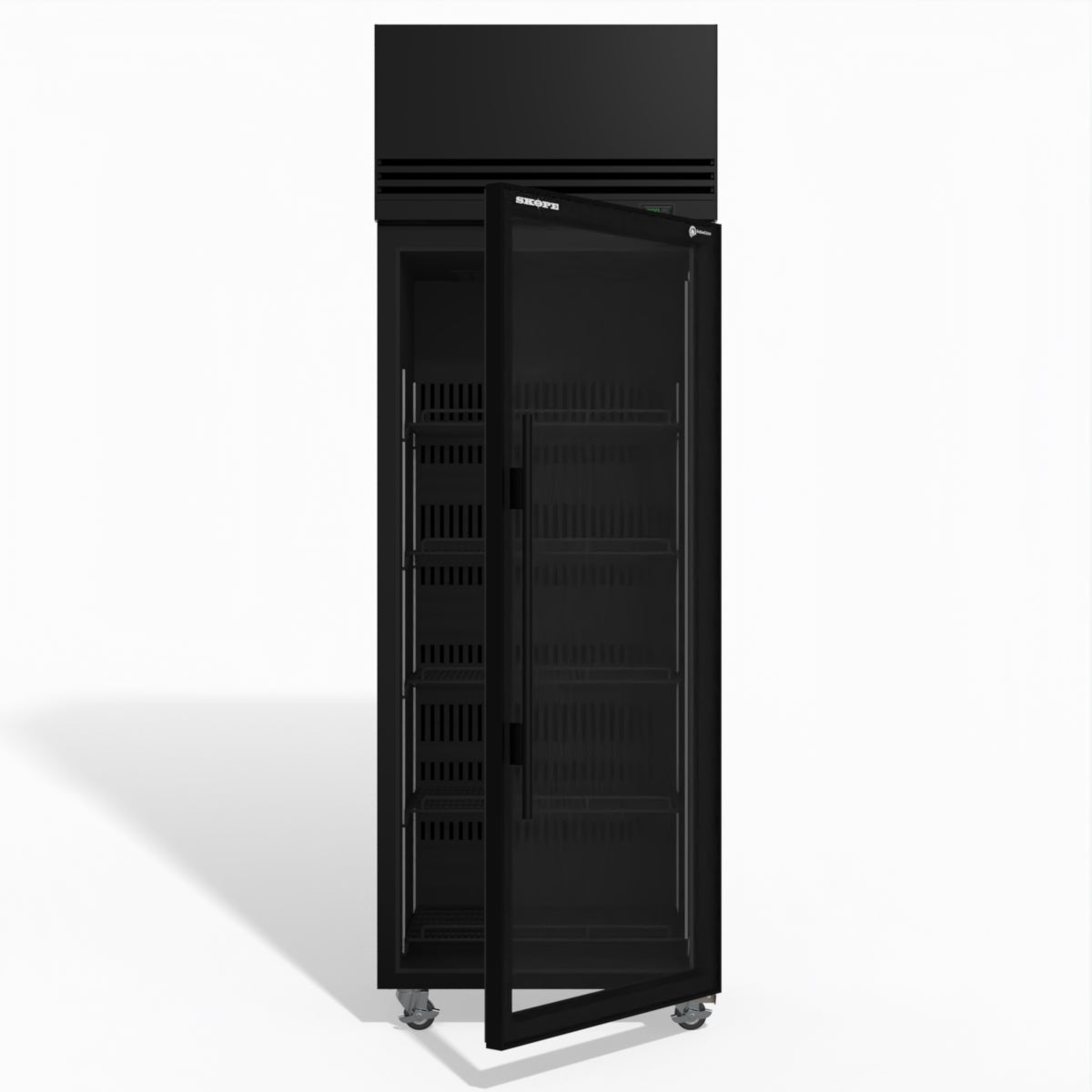 TMF650N-A 1 Glass Door Upright Display or Storage Freezer