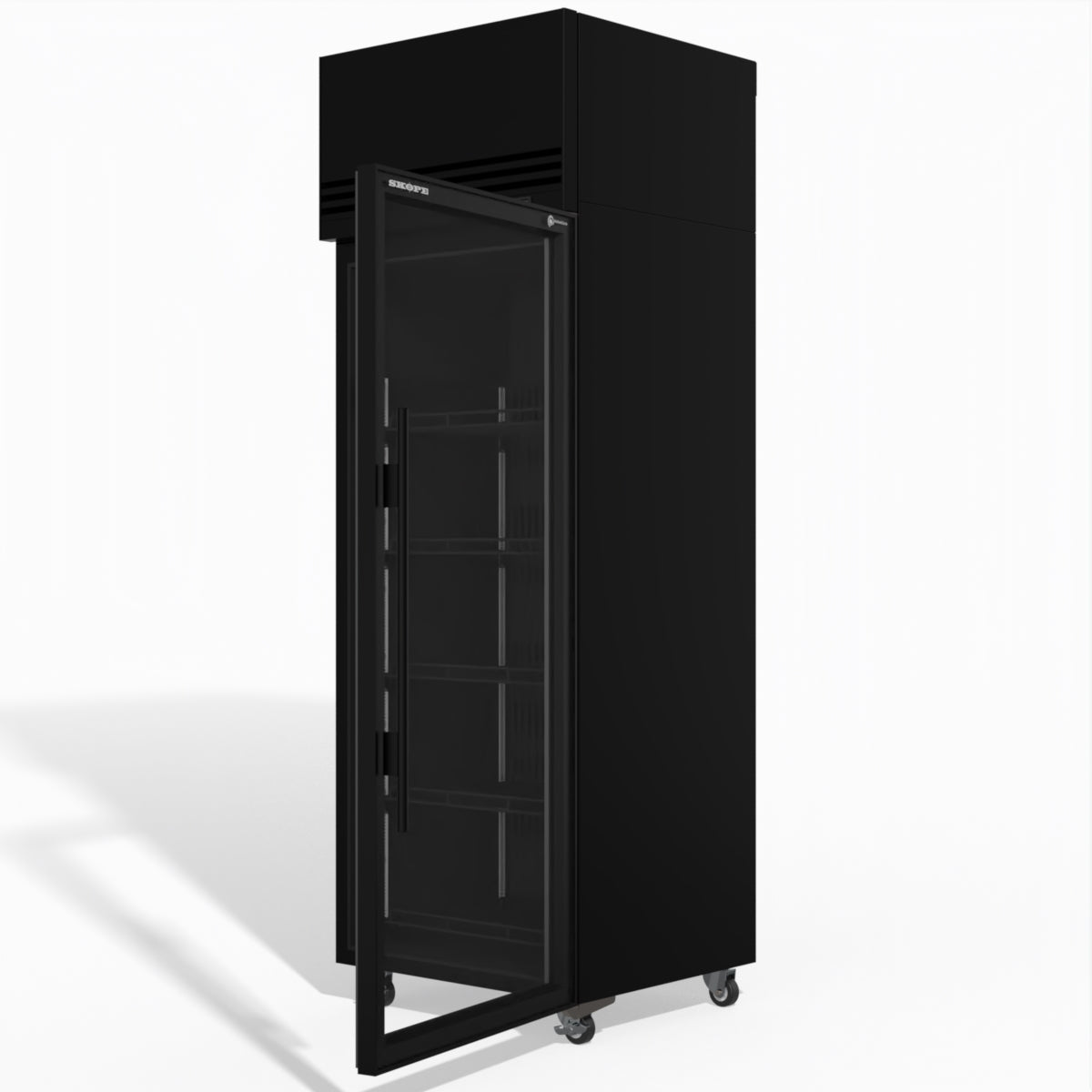 TMF650N-A 1 Glass Door Upright Display or Storage Freezer