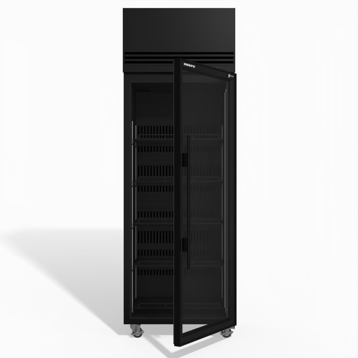 TMF650N-A 1 Glass Door Upright Display or Storage Freezer