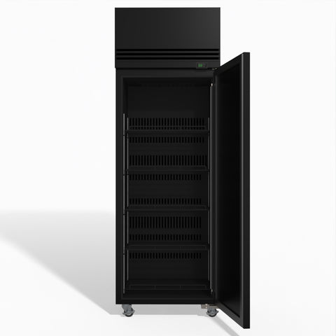 SKFT650NS-A-BLACK Skope SKFT650NS-A 1 Solid Door Upright Display or Storage Freezer
