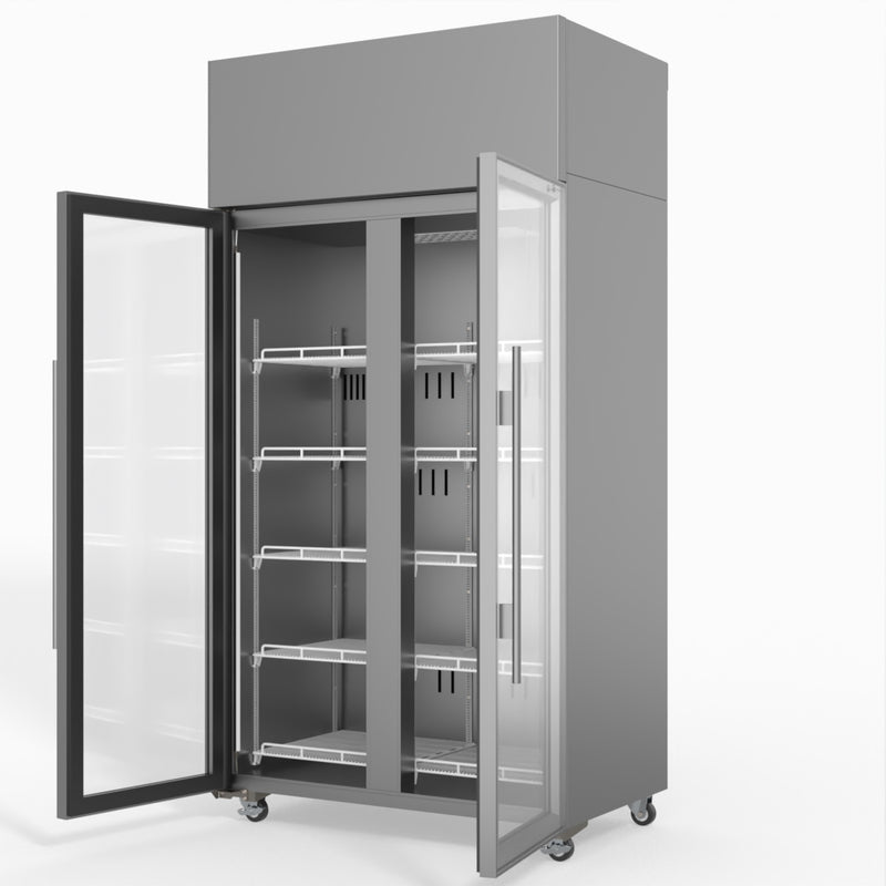 Skope 2 Glass Door Display or Storage Fridge - SKT1000N-A