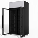 Skope TME1000N-AC 2 Glass Door Display or Storage Fridge Lit Sign