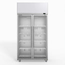 Skope TME1000N-AC 2 Glass Door Display or Storage Fridge Lit Sign