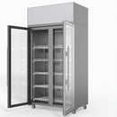 Skope TME1000N-AC 2 Glass Door Display or Storage Fridge Lit Sign