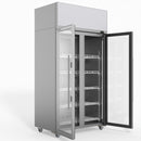 Skope TME1000N-AC 2 Glass Door Display or Storage Fridge Lit Sign