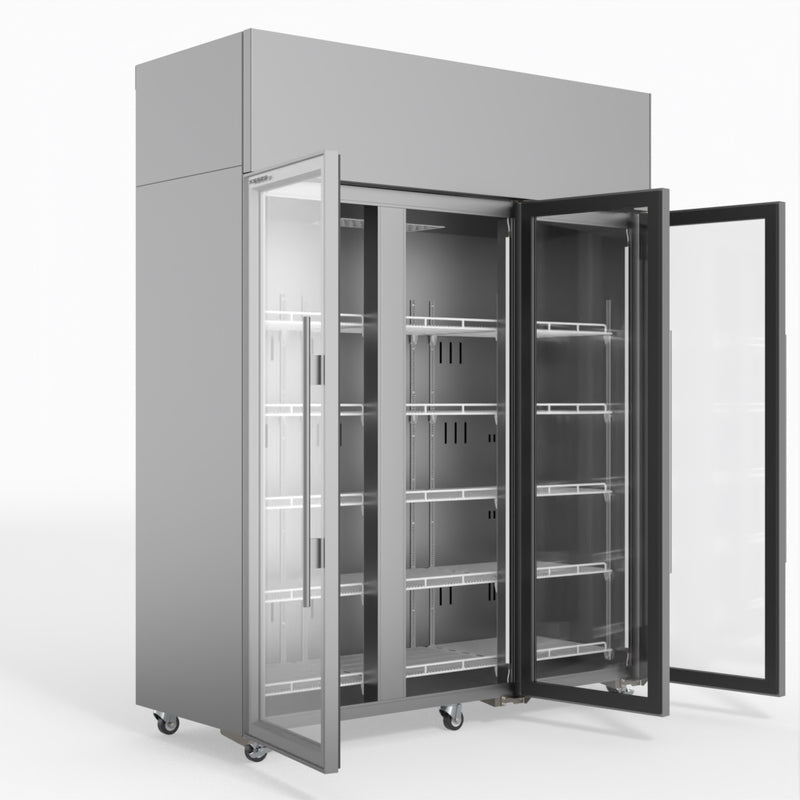 Skope 3 Glass Door Display or Storage Fridge - SKT1500N-A