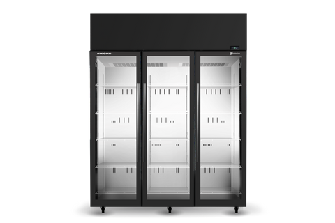 Skope SKT1500N-AC 3 Glass Door Display or Storage Fridge, Lit Sign - SKT1500N-AC