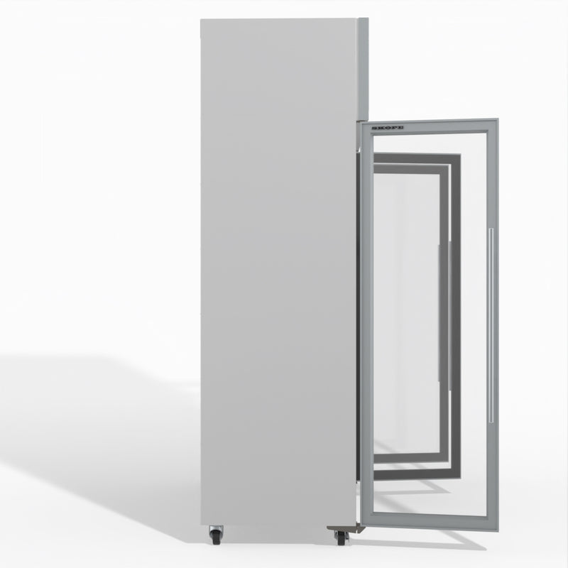 Skope TME1500N-AC 3 Glass Door Display or Storage Fridge Lit Sign