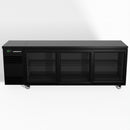 Skope BackBar 3 Glass Sliding Door SlimLine Fridge
