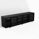 Skope BackBar 4 Glass Sliding Door SlimLine Fridge