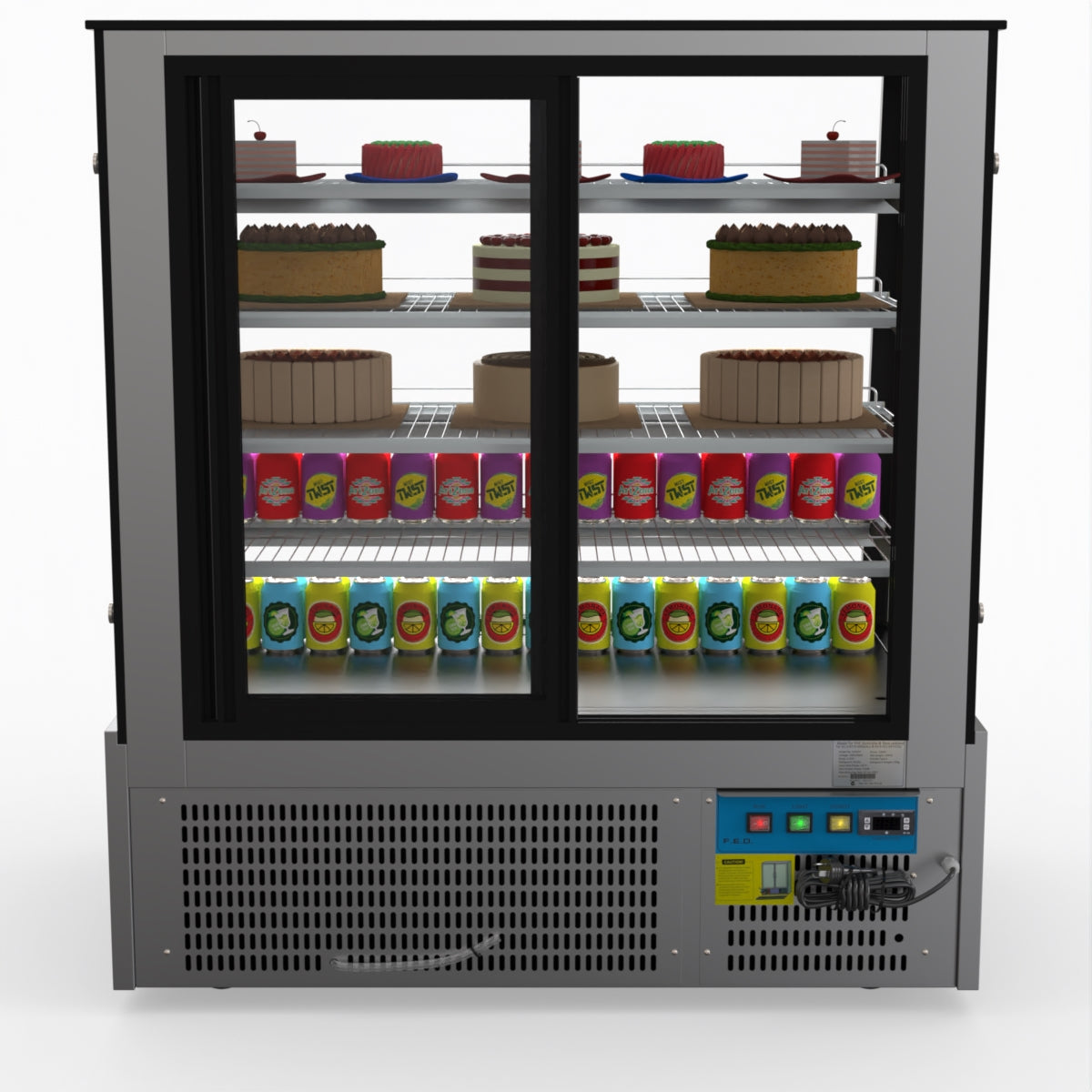 Bonvue Deluxe Chilled Display Cabinet - SLP840C 1200x800x1350