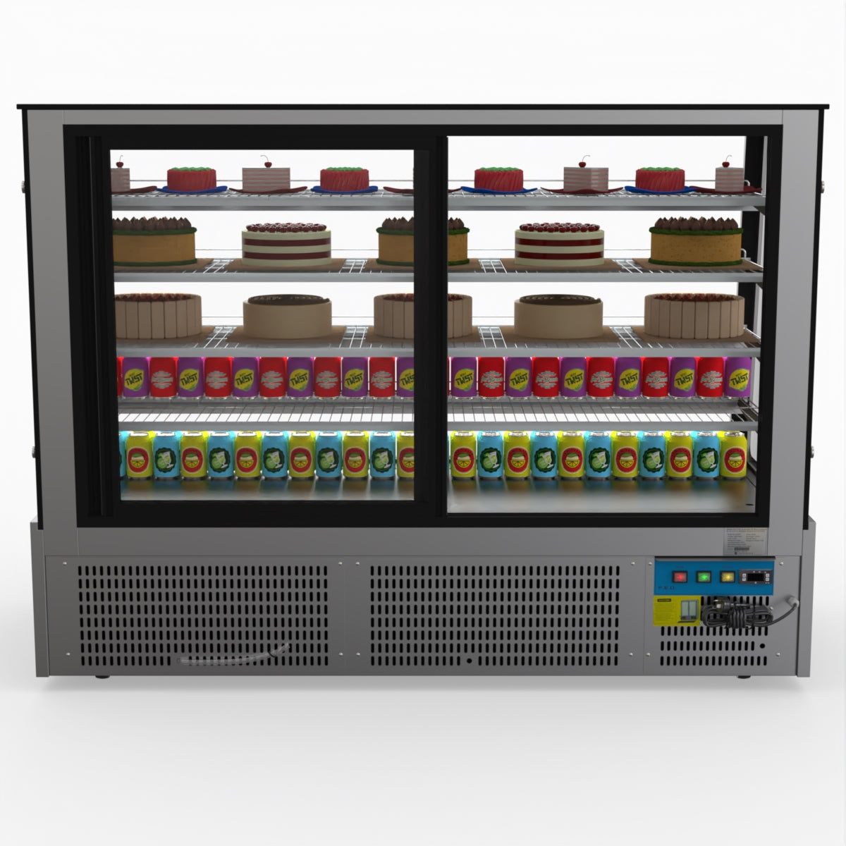 SLP860C Bonvue Deluxe Chilled Display Cabinet 1800x800x1350