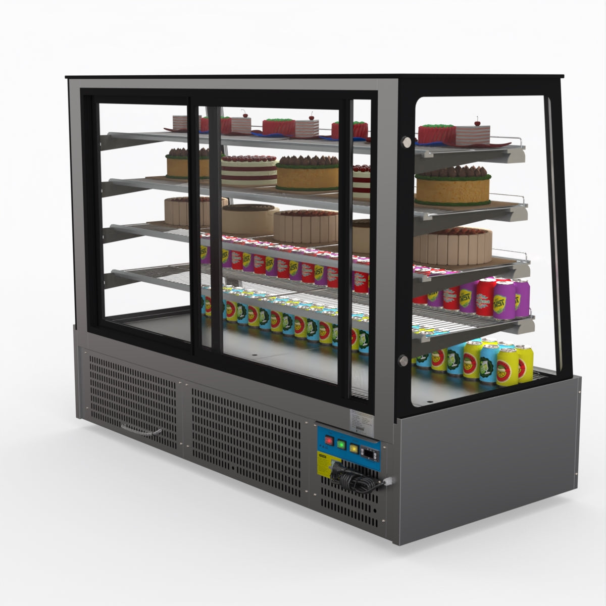 SLP860C Bonvue Deluxe Chilled Display Cabinet 1800x800x1350