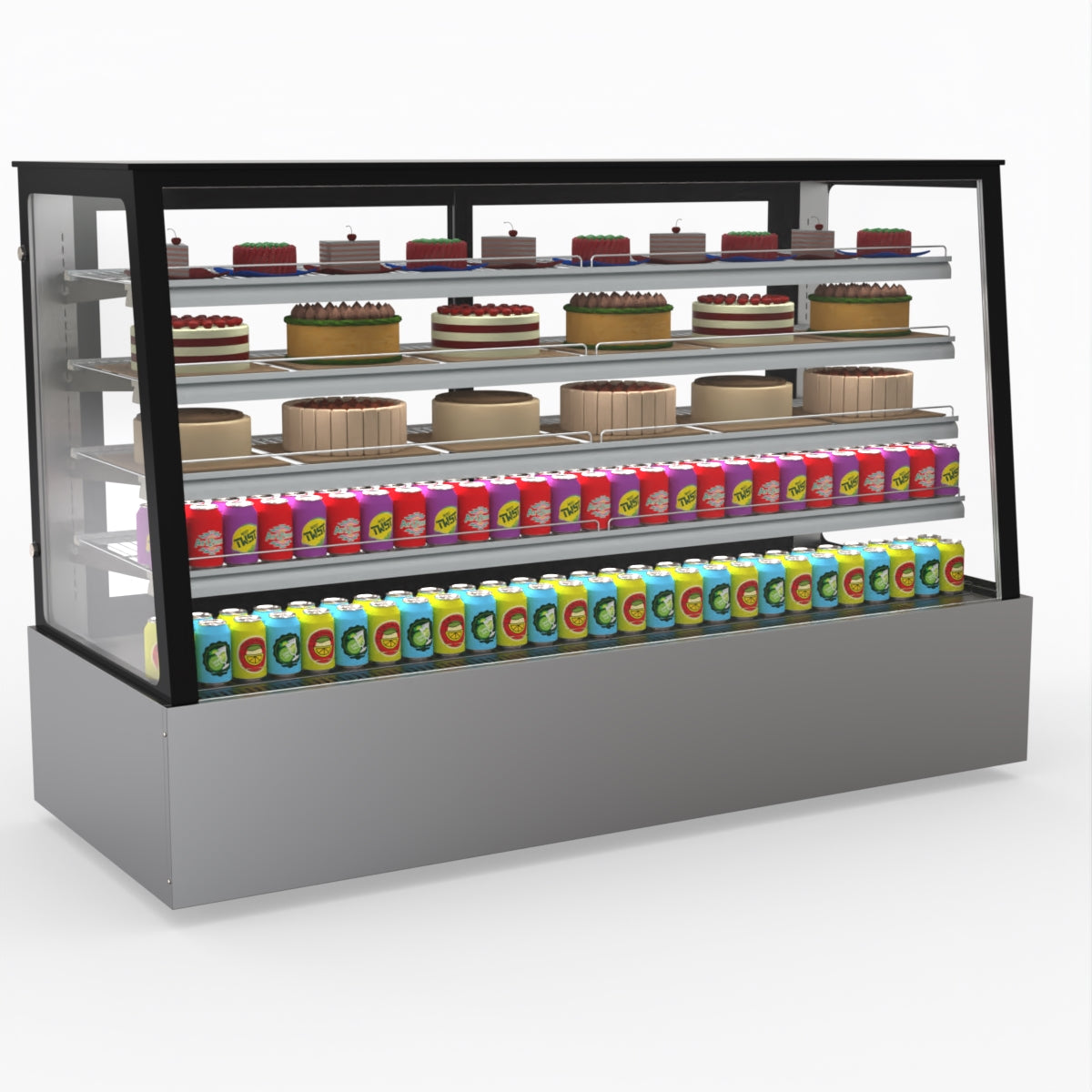 SLP870C Bonvue Deluxe Chilled Display Cabinet 2000x800x1350