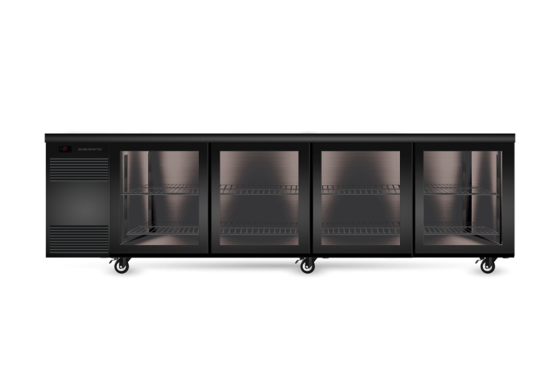 Skope Skope BackBar 4 Glass Sliding Door SlimLine Fridge 606L - SL.4.GSL