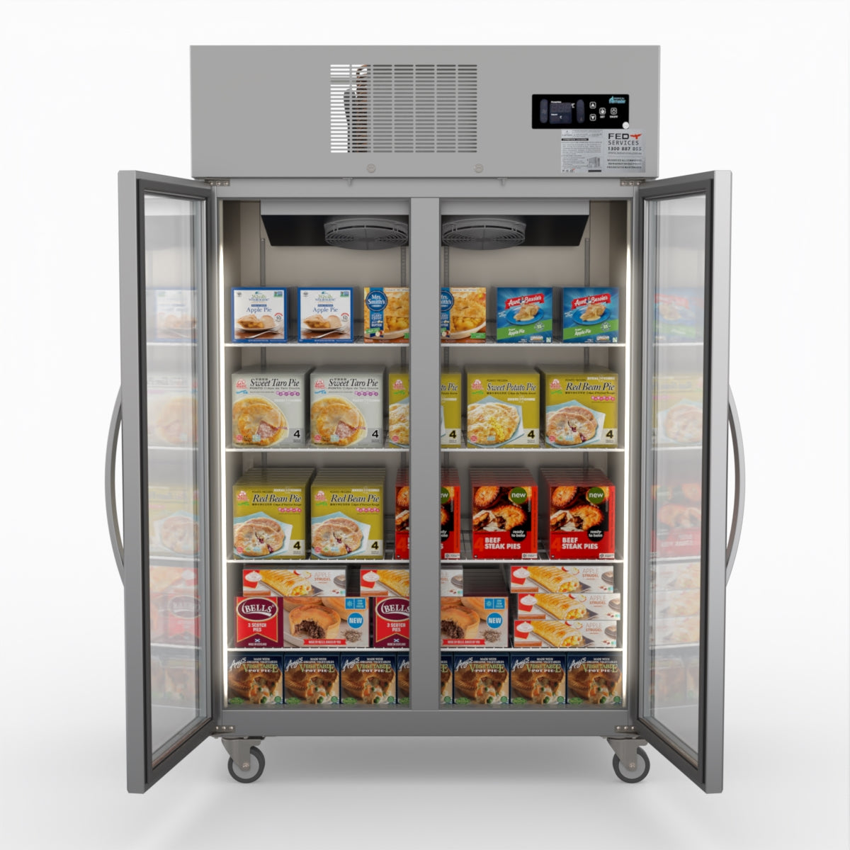 SUFG1000 Double Door Display Freezer