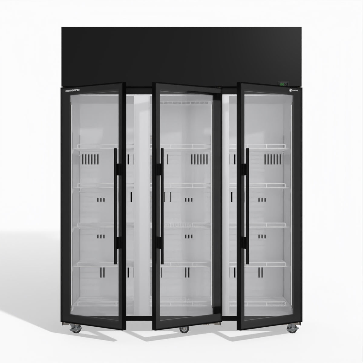 Skope TME1500N-A 3 Glass Door Display or Storage Fridge