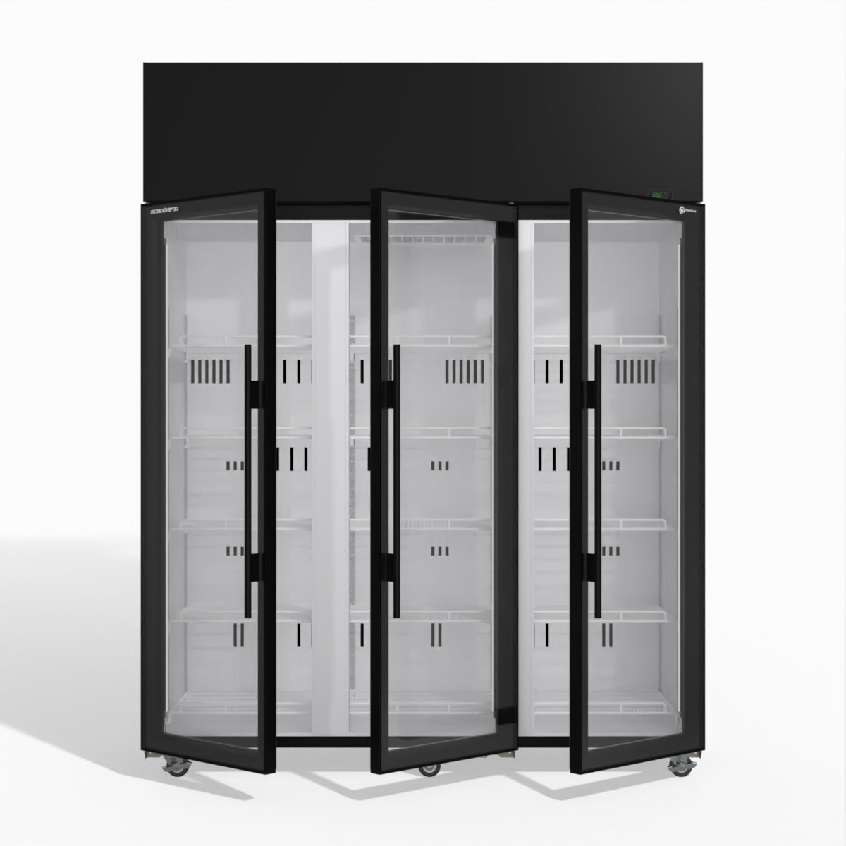 Skope TME1500N-A 3 Glass Door Display or Storage Fridge