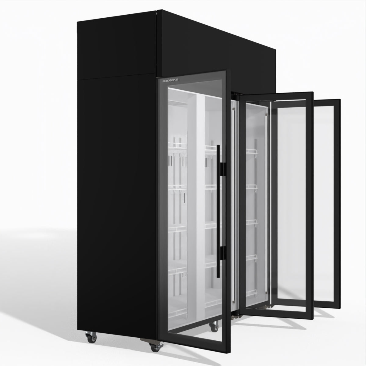 Skope TME1500N-A 3 Glass Door Display or Storage Fridge