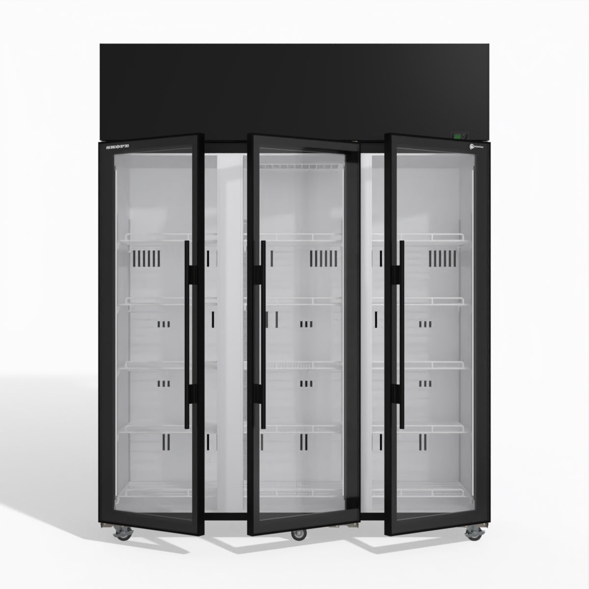 Skope TME1500N-A 3 Glass Door Display or Storage Fridge