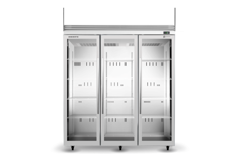 Skope Skope TMF1500N-AC 3 Glass Door Display or Storage Freezer Lit Sign 1396L - TMF1500N-AC