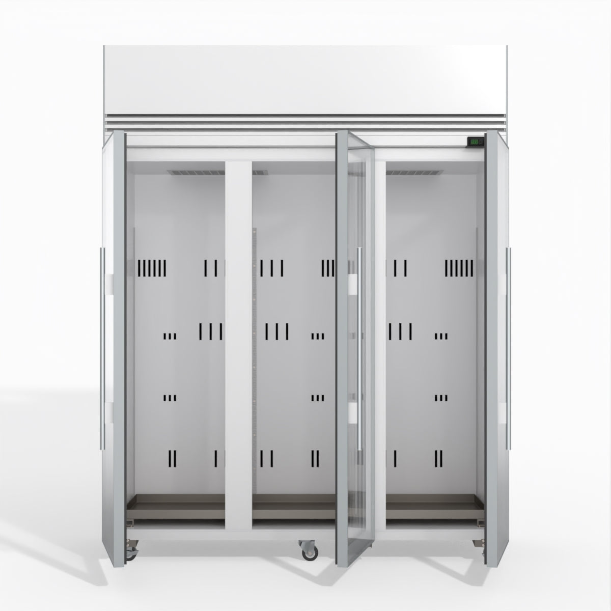 Skope TMF1500N-A Ice 3 Glass Door Upright Display or Storage Freezer