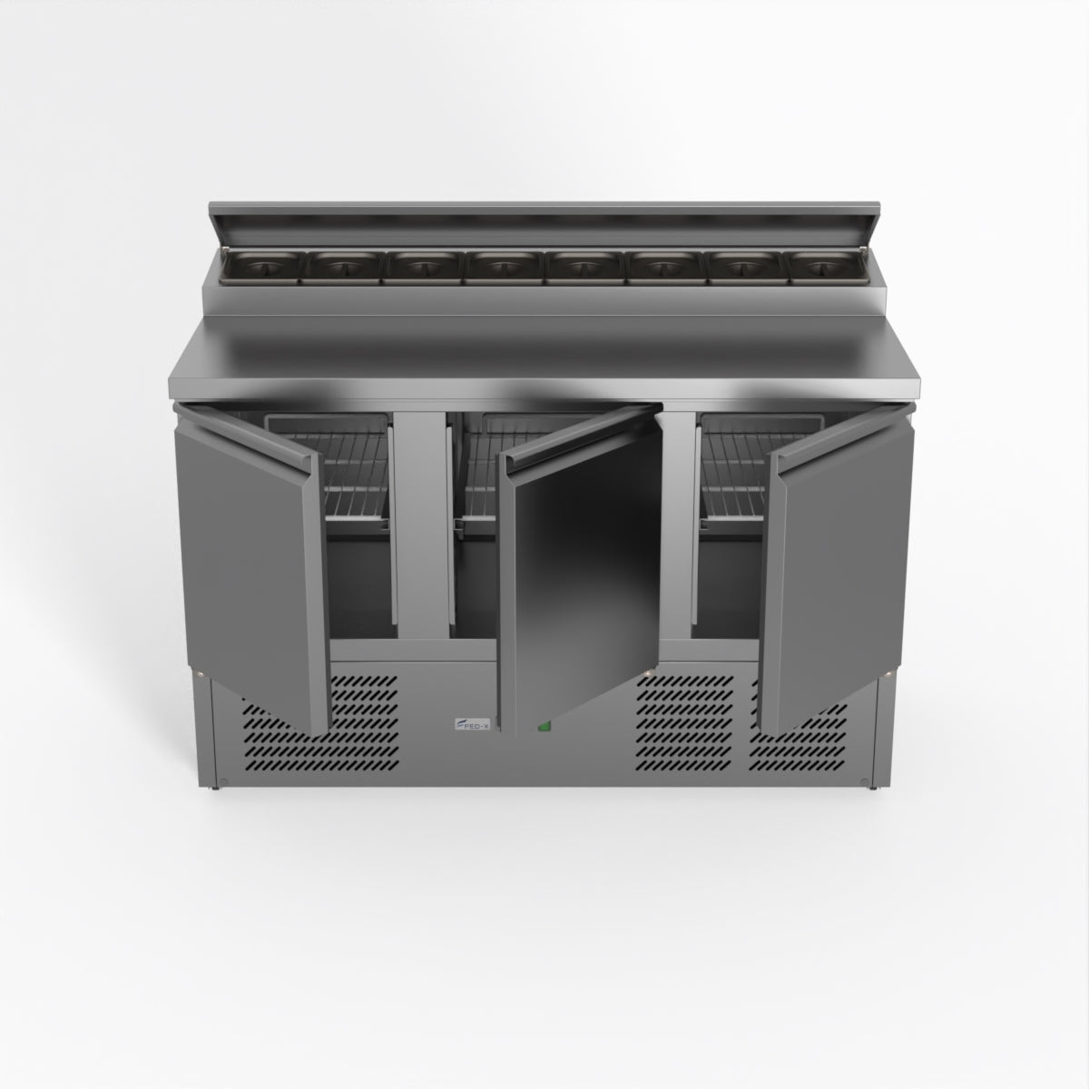 Thermaster Fed-X Three Door Salad Prep Fridge XGNS1300D