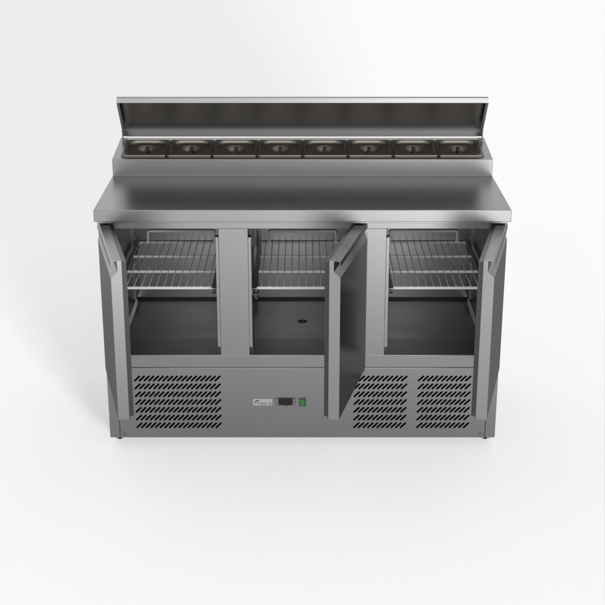 Thermaster Fed-X Three Door Salad Prep Fridge XGNS1300D