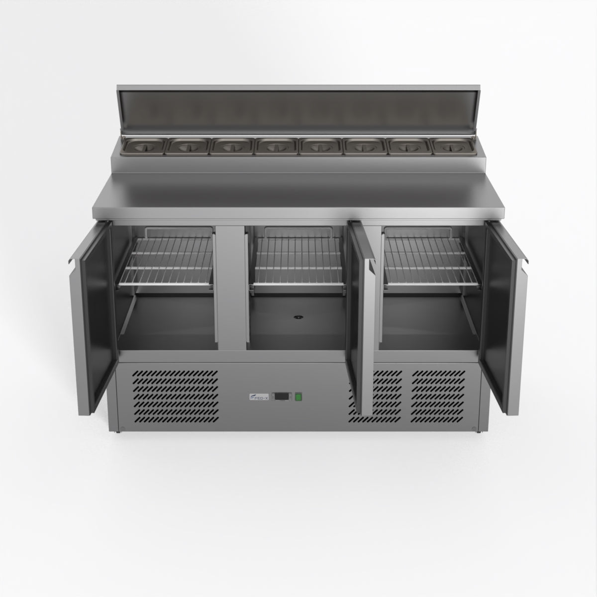 Thermaster Fed-X Three Door Salad Prep Fridge XGNS1300D