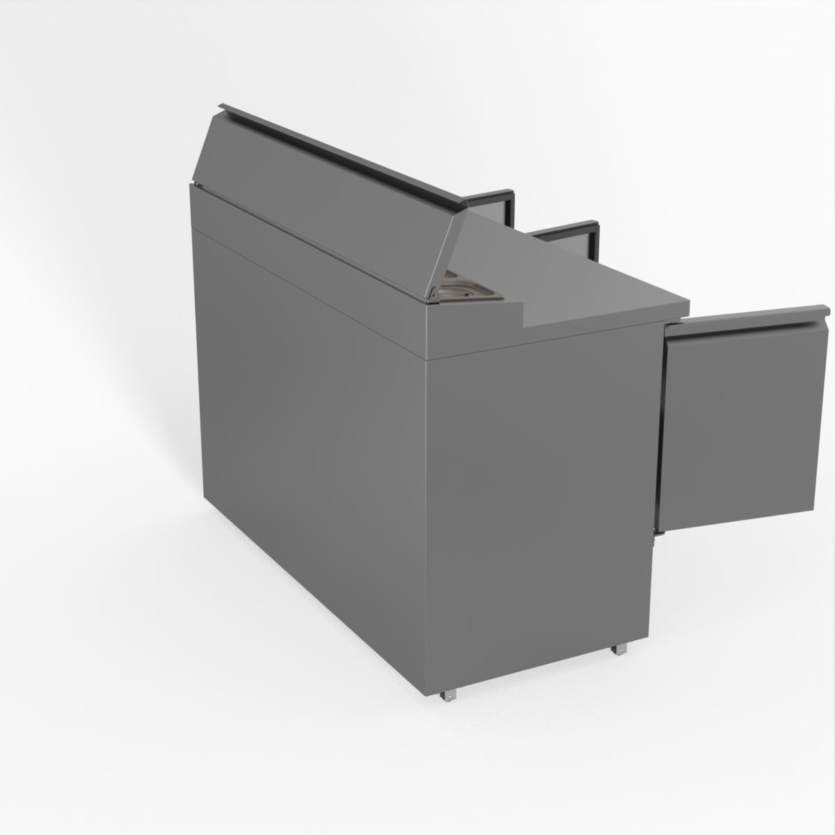 Thermaster Fed-X Three Door Salad Prep Fridge XGNS1300D