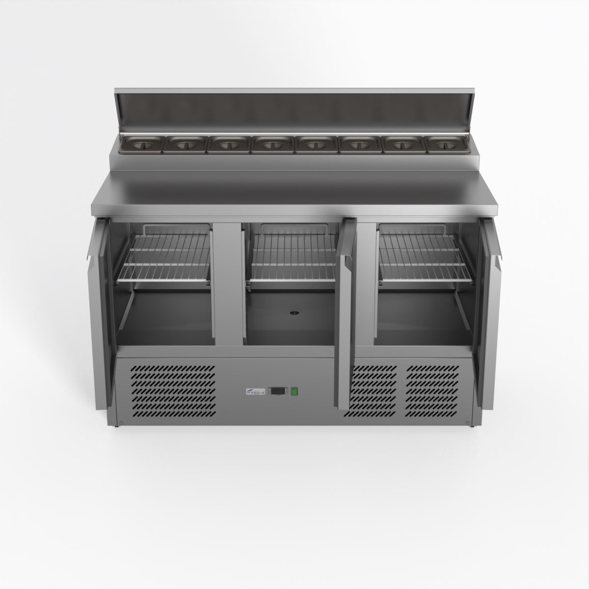 Thermaster Fed-X Three Door Salad Prep Fridge XGNS1300D