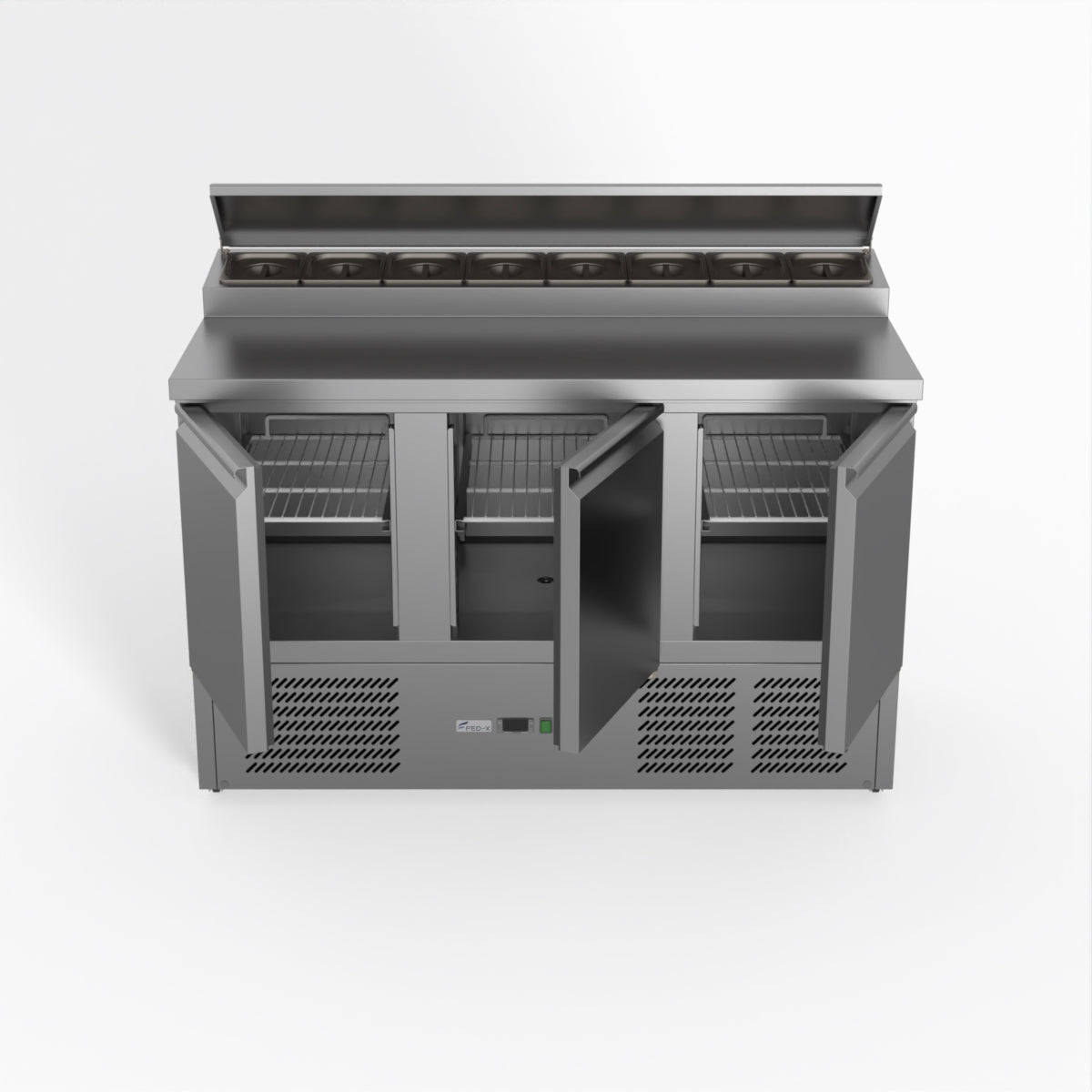 Thermaster Fed-X Three Door Salad Prep Fridge XGNS1300D